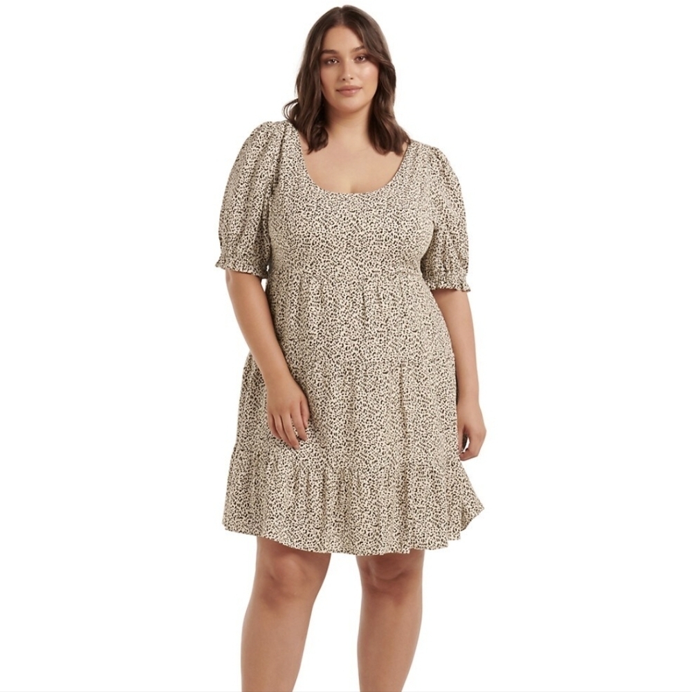 Ever new Cody Curve Linen Skater Dress 14